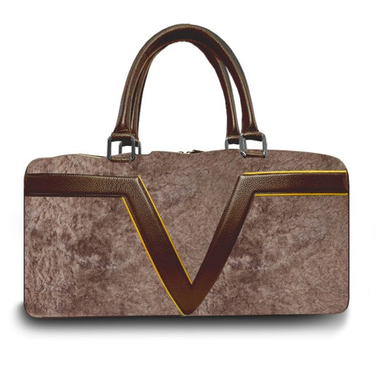Sac bowling mouton liseré jaune Valière