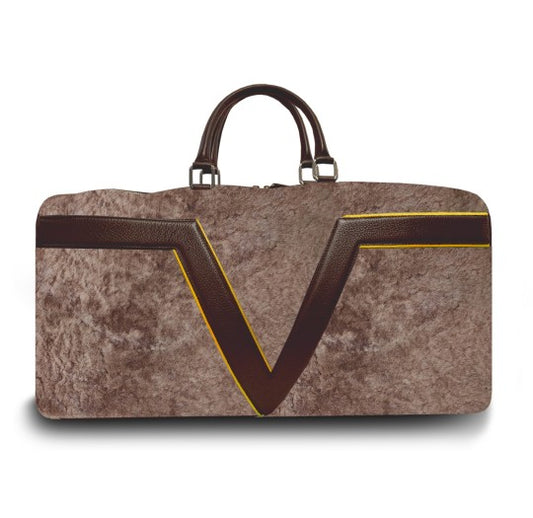Sac de voyage mouton liseré jaune BréVent