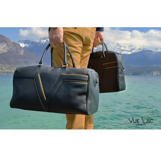 Sac de voyage mouton liseré jaune BréVent