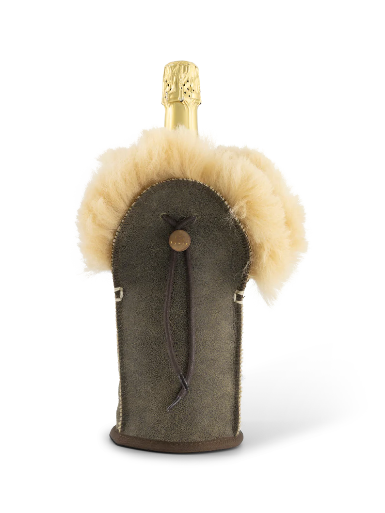 Champagne Vintage Brown Fluffy